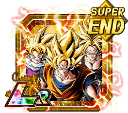 Lead 170 : Son Goku SSJ & Son Gohan SSJ (enfant) & Trunks SSJ (jeune) : Bataille féroce de puissance ardente