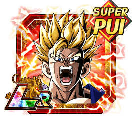 Gohan Super Saiyan (jeune) [PUI] : Technique lancée à pleine puissance [LR]