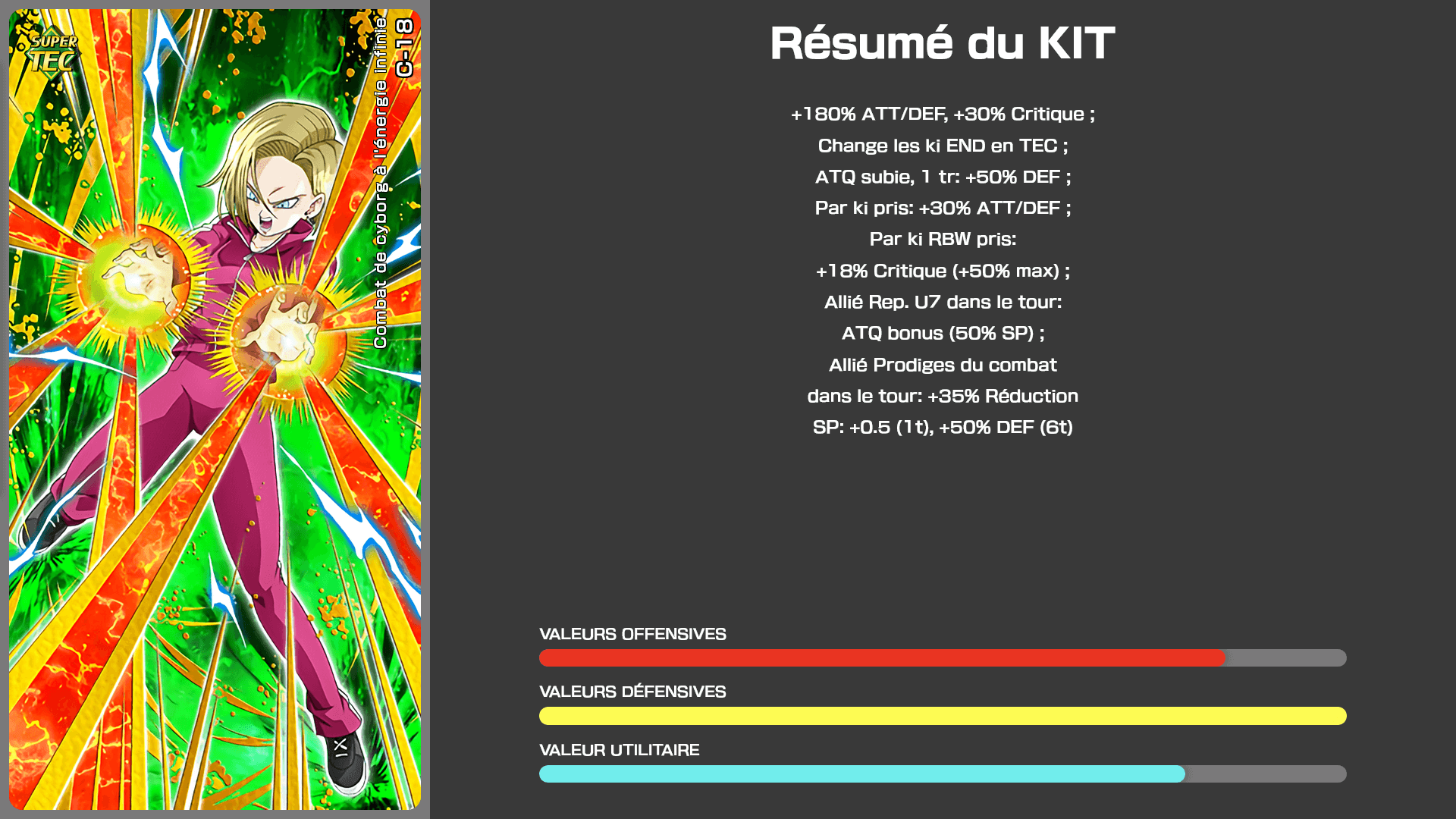 Fiche n°1 C-18 : Combat de cyborg à l'énergie infinie