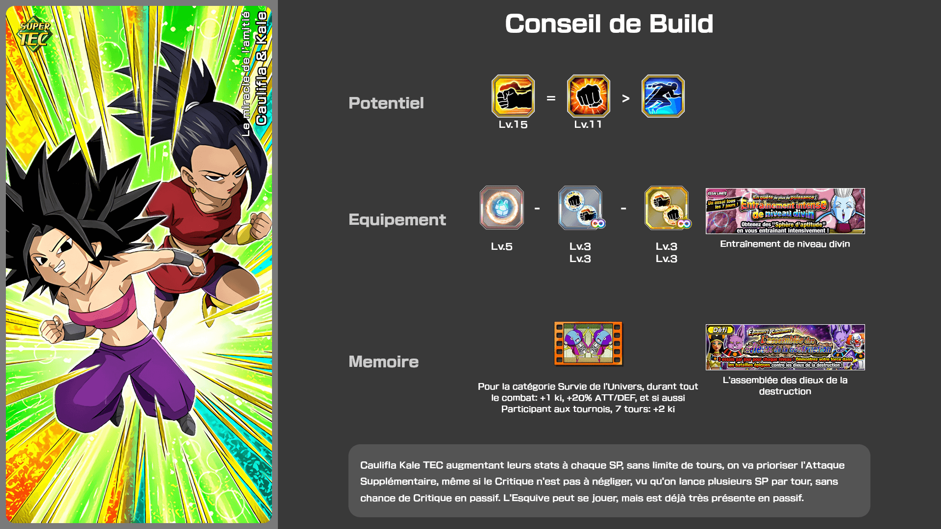 Fiche n°2Caulifla & Kale : Miracle de l'amitié