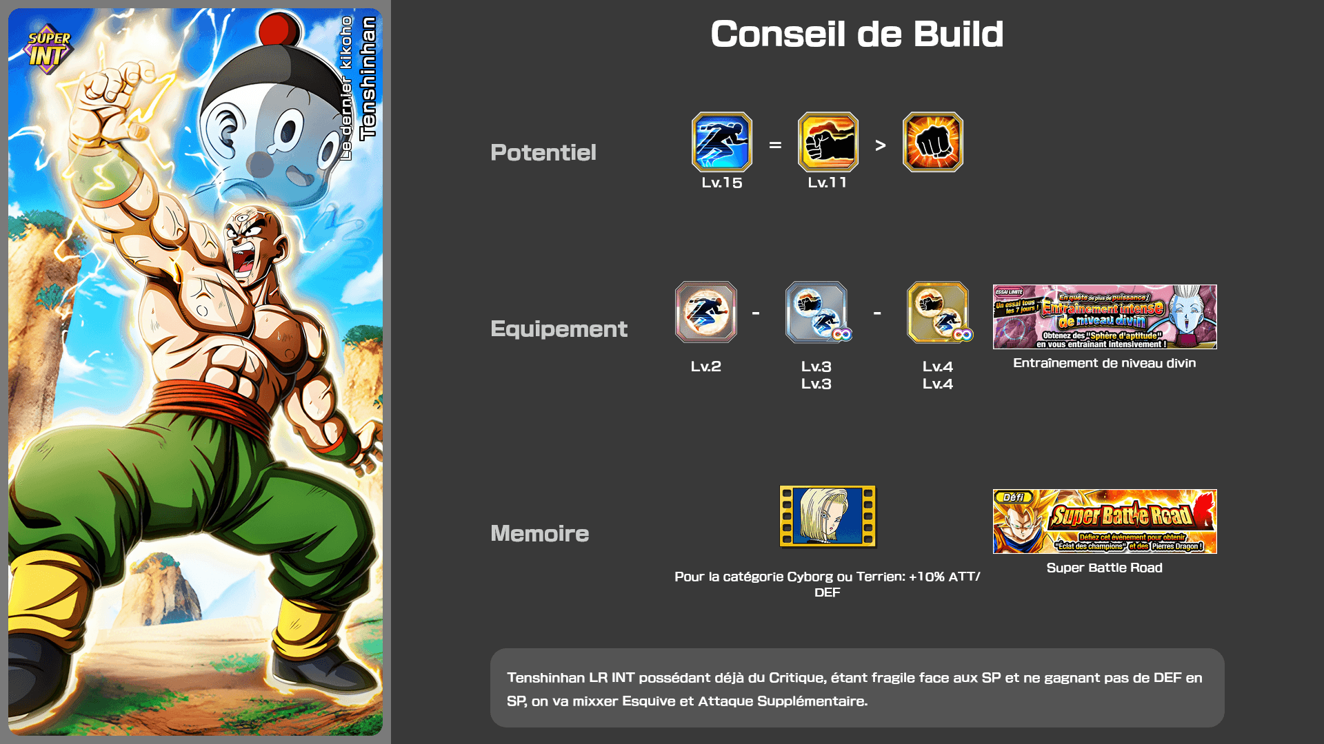 Fiche n°2Tenshinhan : Le dernier kikoho