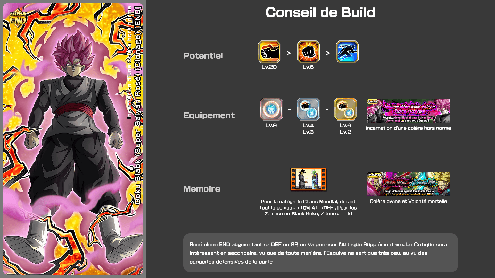 Fiche n°2Goku Black (Super Saiyan Rosé) (Clonage) [END] : Incarnation d'une colère hors norme