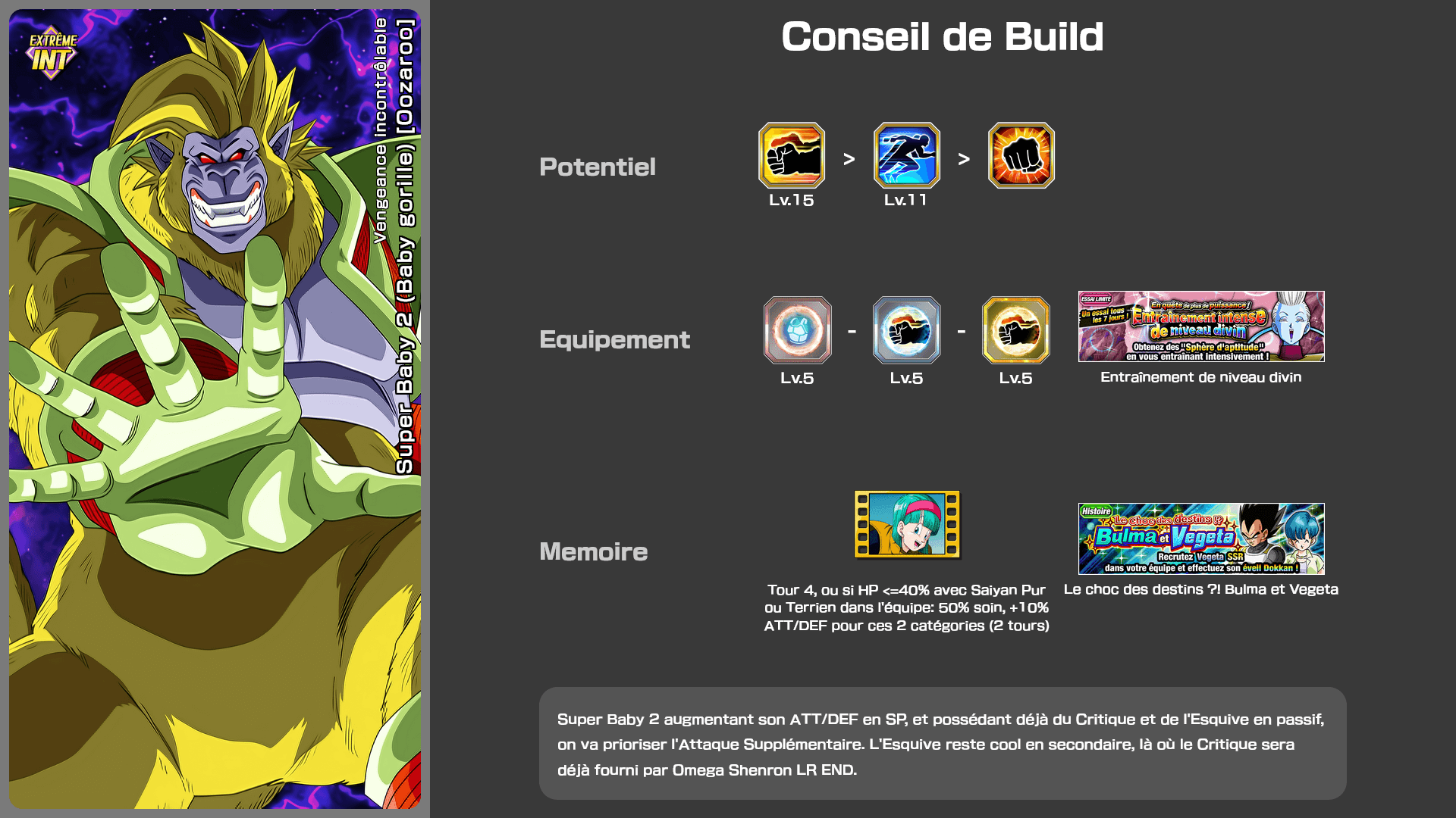 Fiche n°2Super baby 2 (Oozaroo) [Oozaroo] : Vengeance incontrôlable