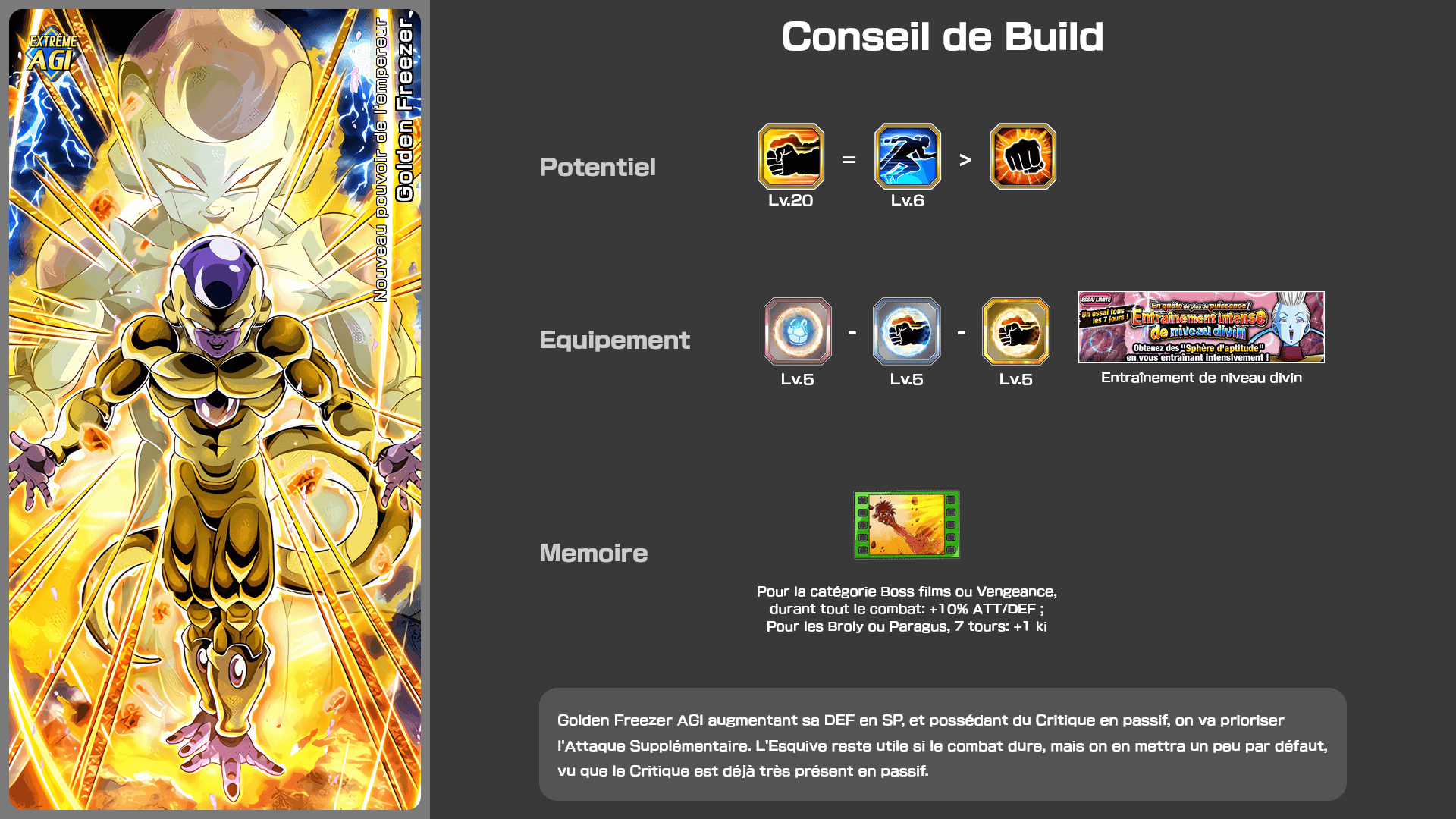 Fiche n°2Golden Freezer : Le nouveau pouvoir de l'Empereur