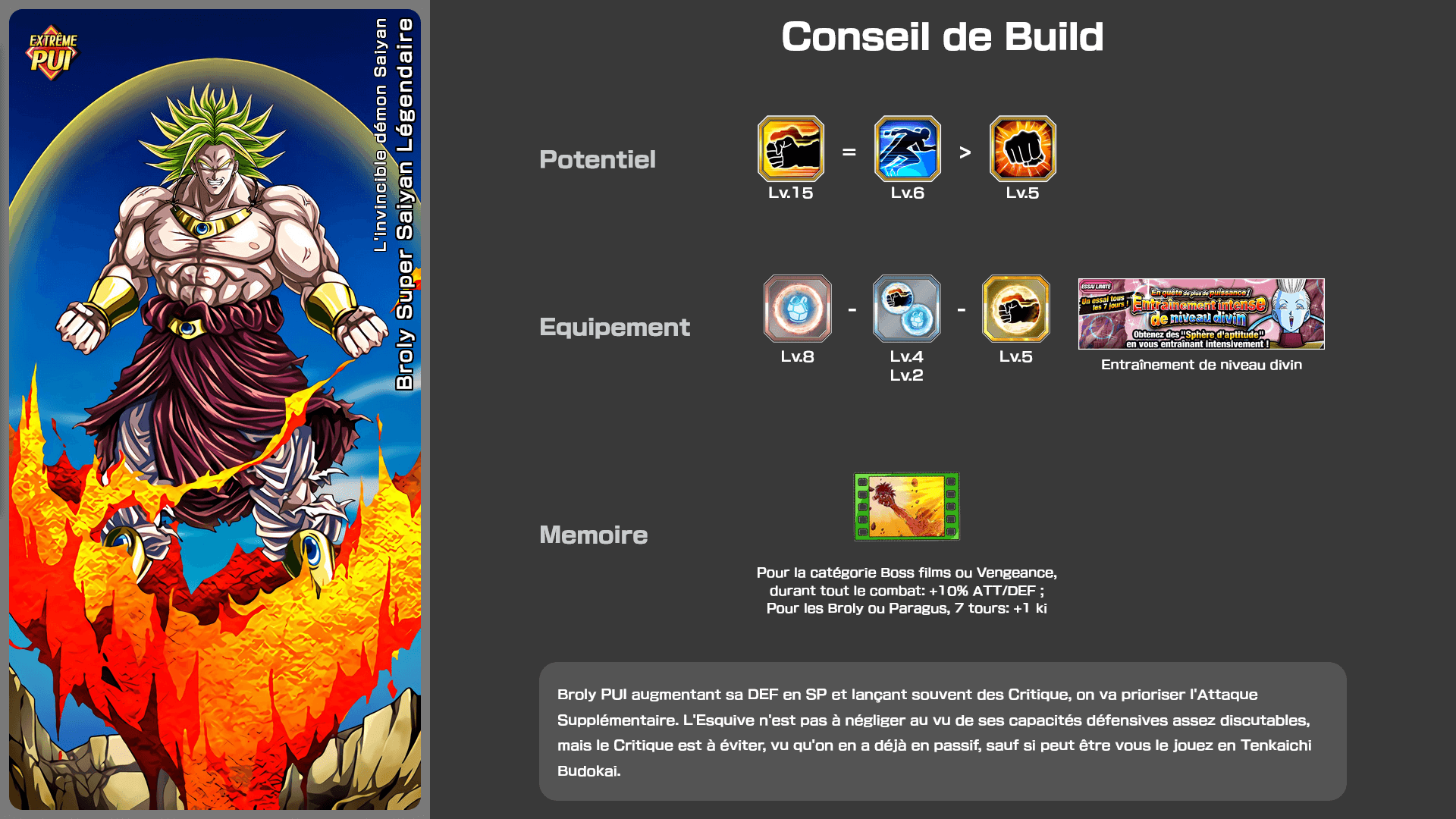 Fiche n°2Broly Super Saiyan Légendaire : L'invincible démon Saiyan