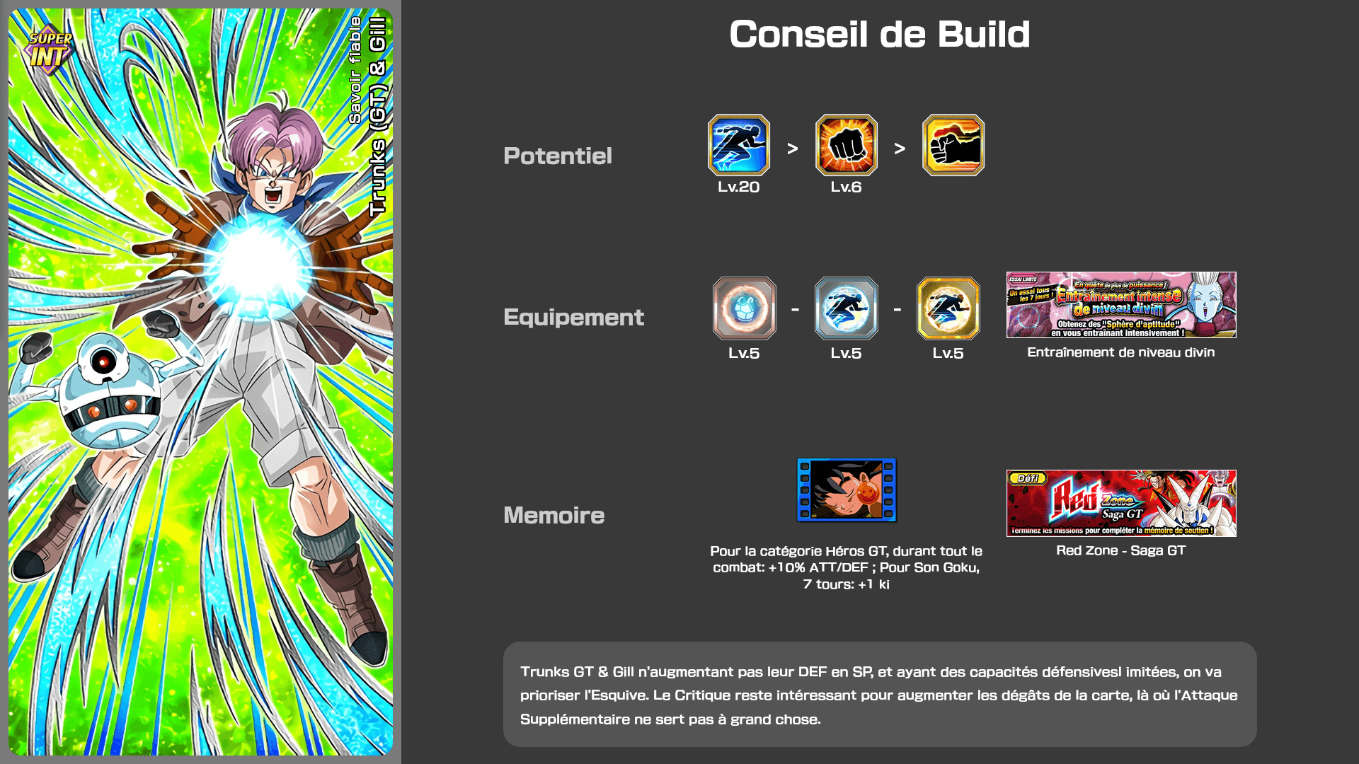 Fiche n°1Trunks (GT) & Gill : Savoir fiable