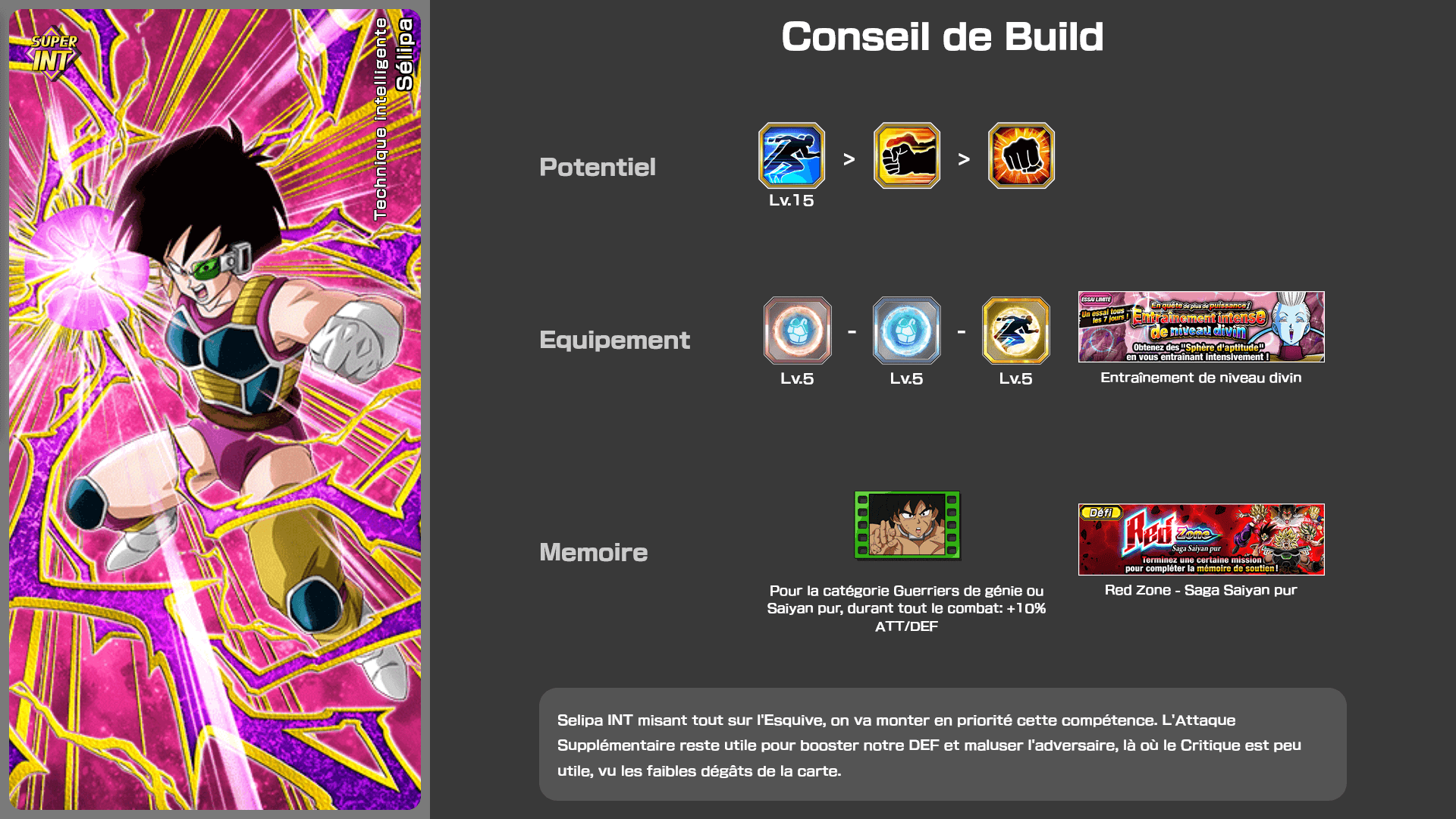 Fiche n°1Sélipa : Technique intelligente