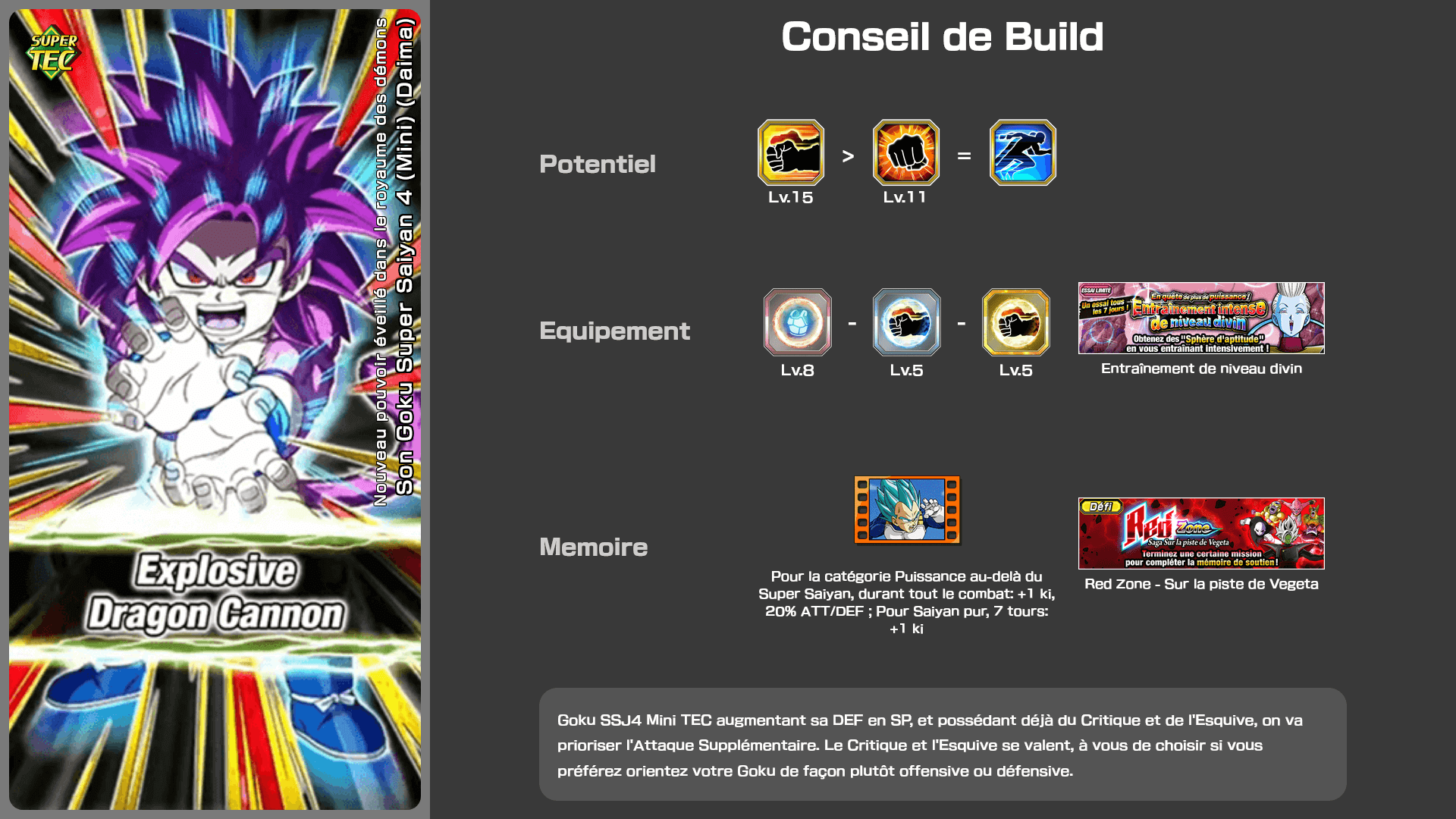 Fiche n°2Son Goku Super Saiyan 4 (Mini) (Daima) : Nouveau pouvoir éveillé dans le royaume des démons