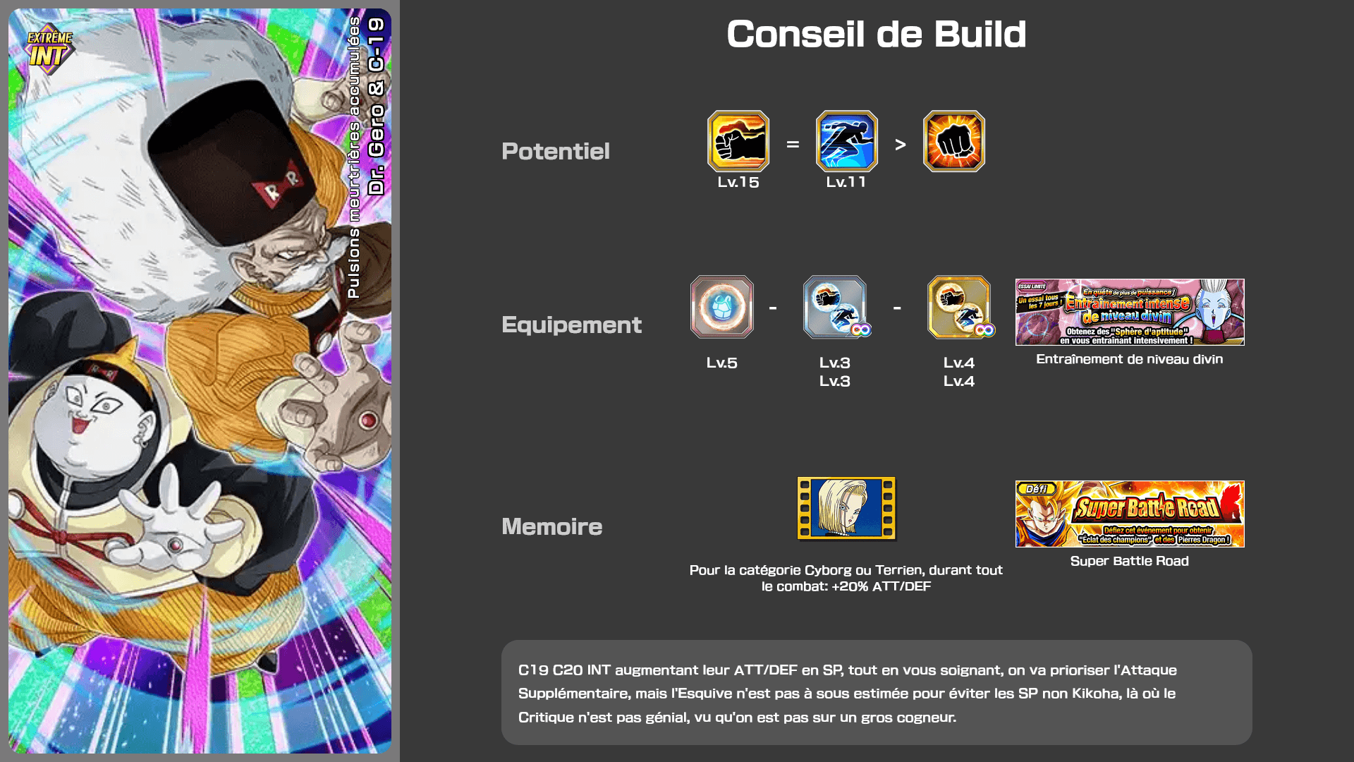 Fiche n°2Dr. Gero & C-19 : Pulsion meurtrière accumulée