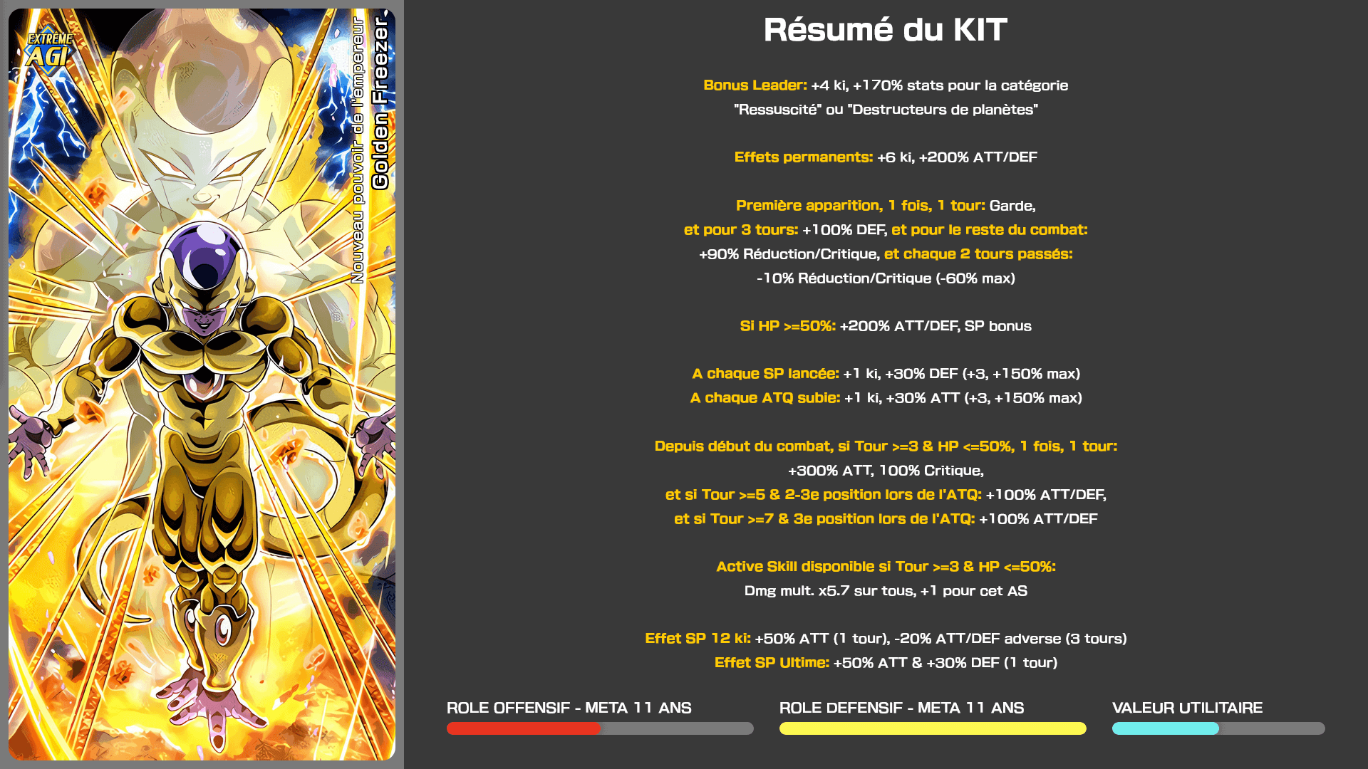 Fiche n°1Golden Freezer : Le nouveau pouvoir de l'Empereur