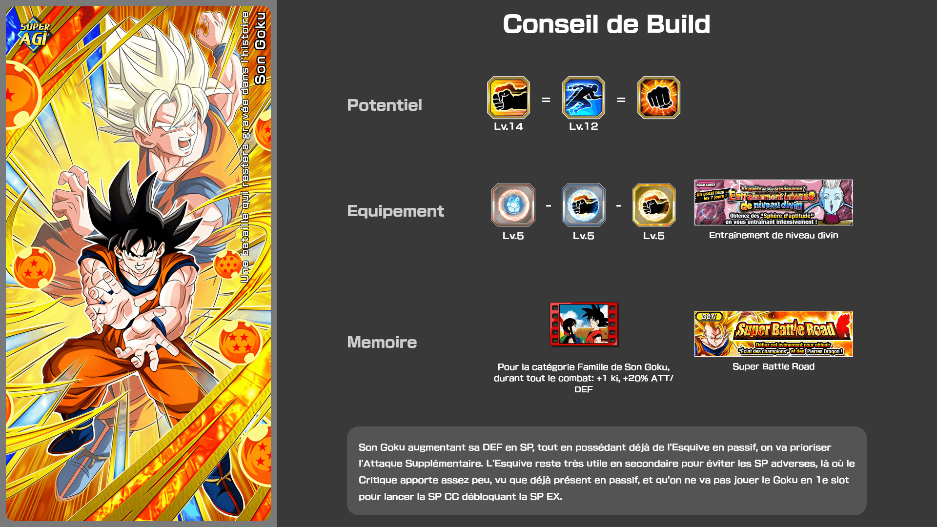 Fiche n°2Son Goku : Une bataille qui restera gravée dans l'histoire