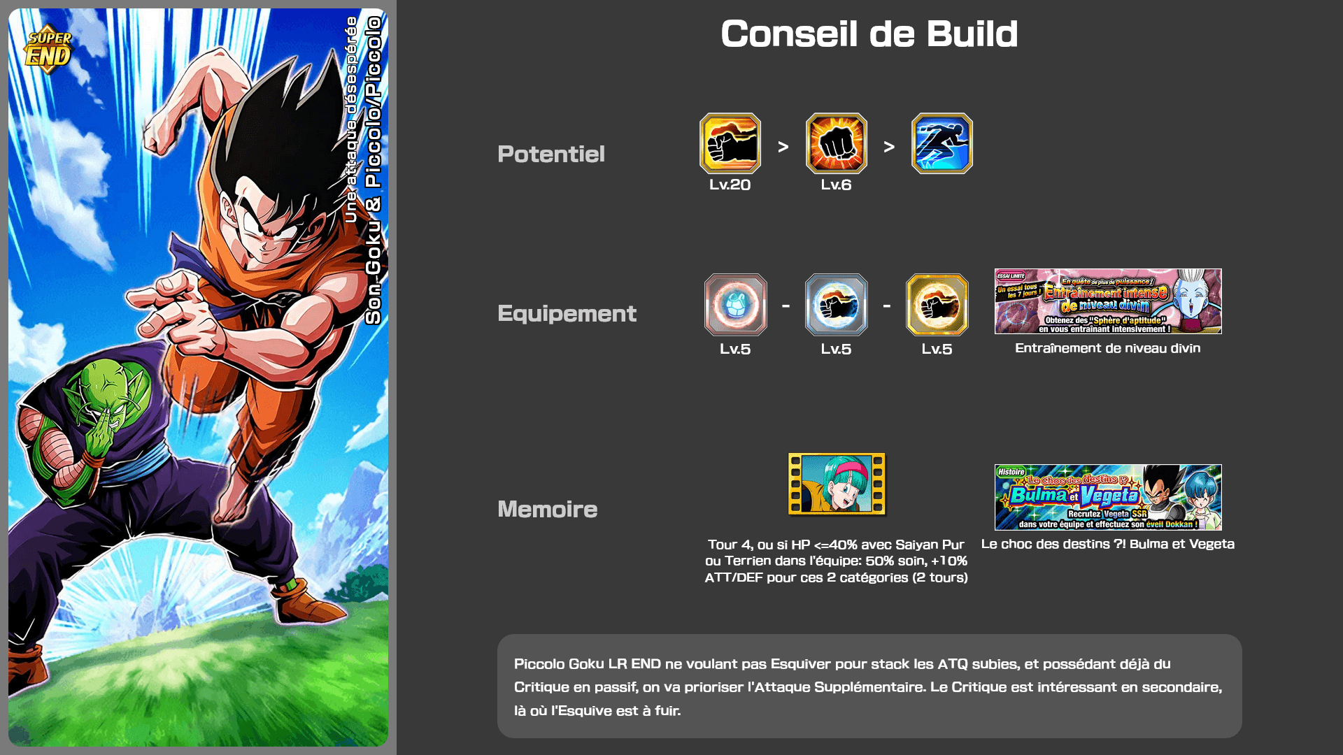 Fiche n°2Son Goku & Piccolo/Piccolo : Une attaque désespérée