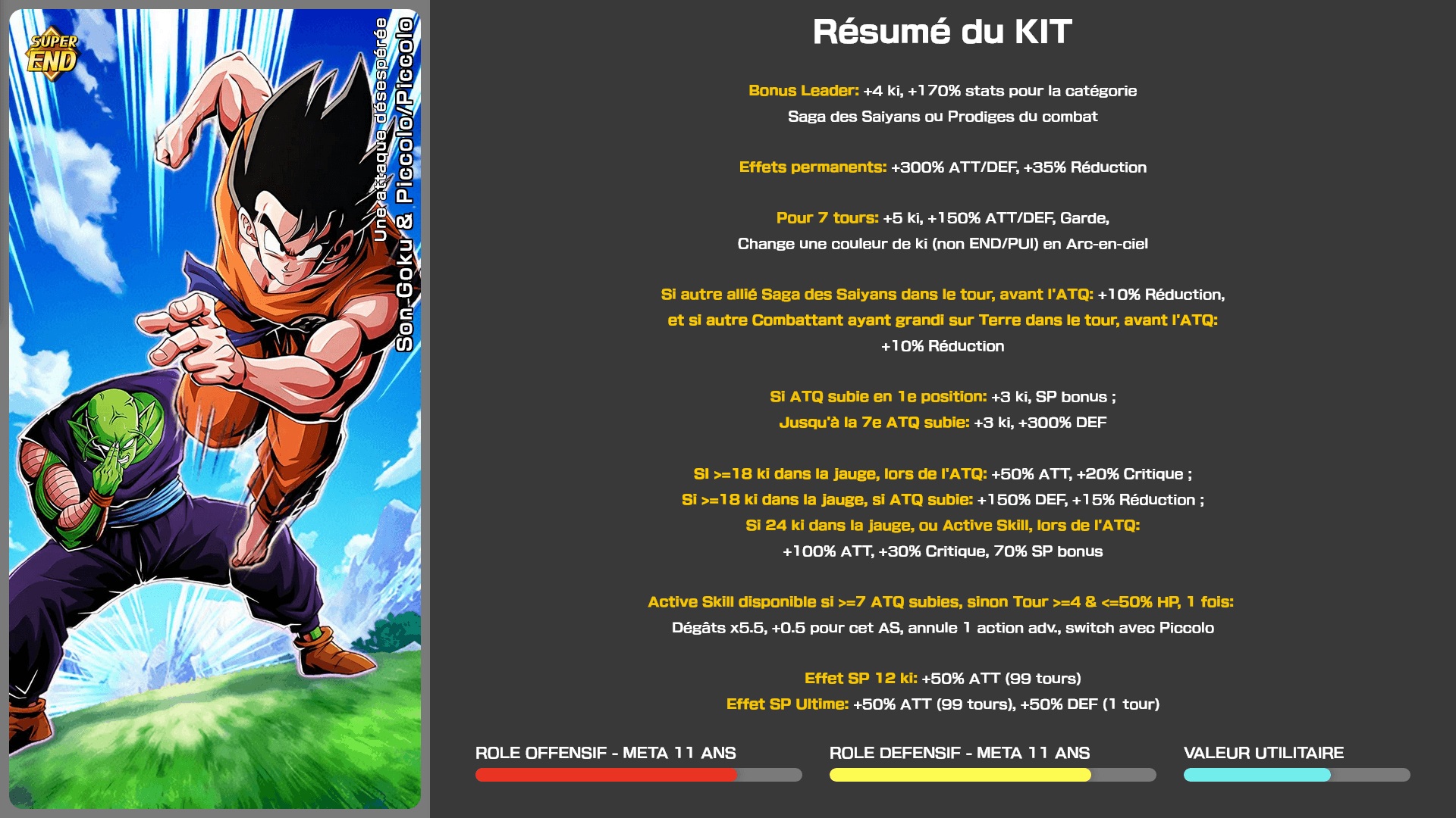 Fiche n°1Son Goku & Piccolo/Piccolo : Une attaque désespérée