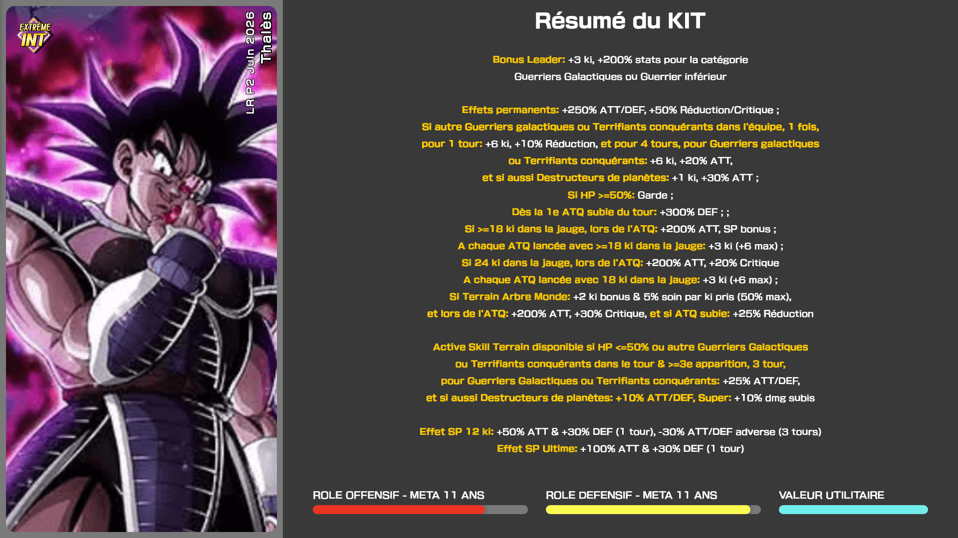 Fiche n°1Thalès : LR P2 Juin 2026
