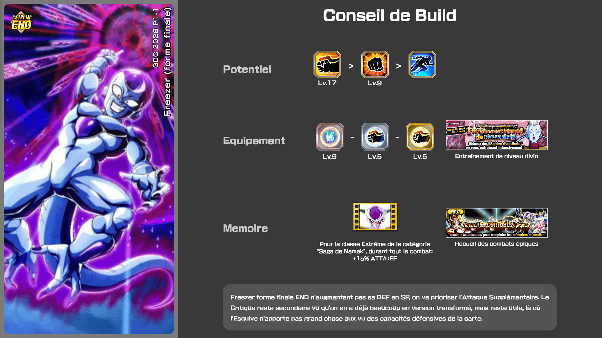 Fiche n°2Freezer (forme finale) : GDC 2026 P1-1