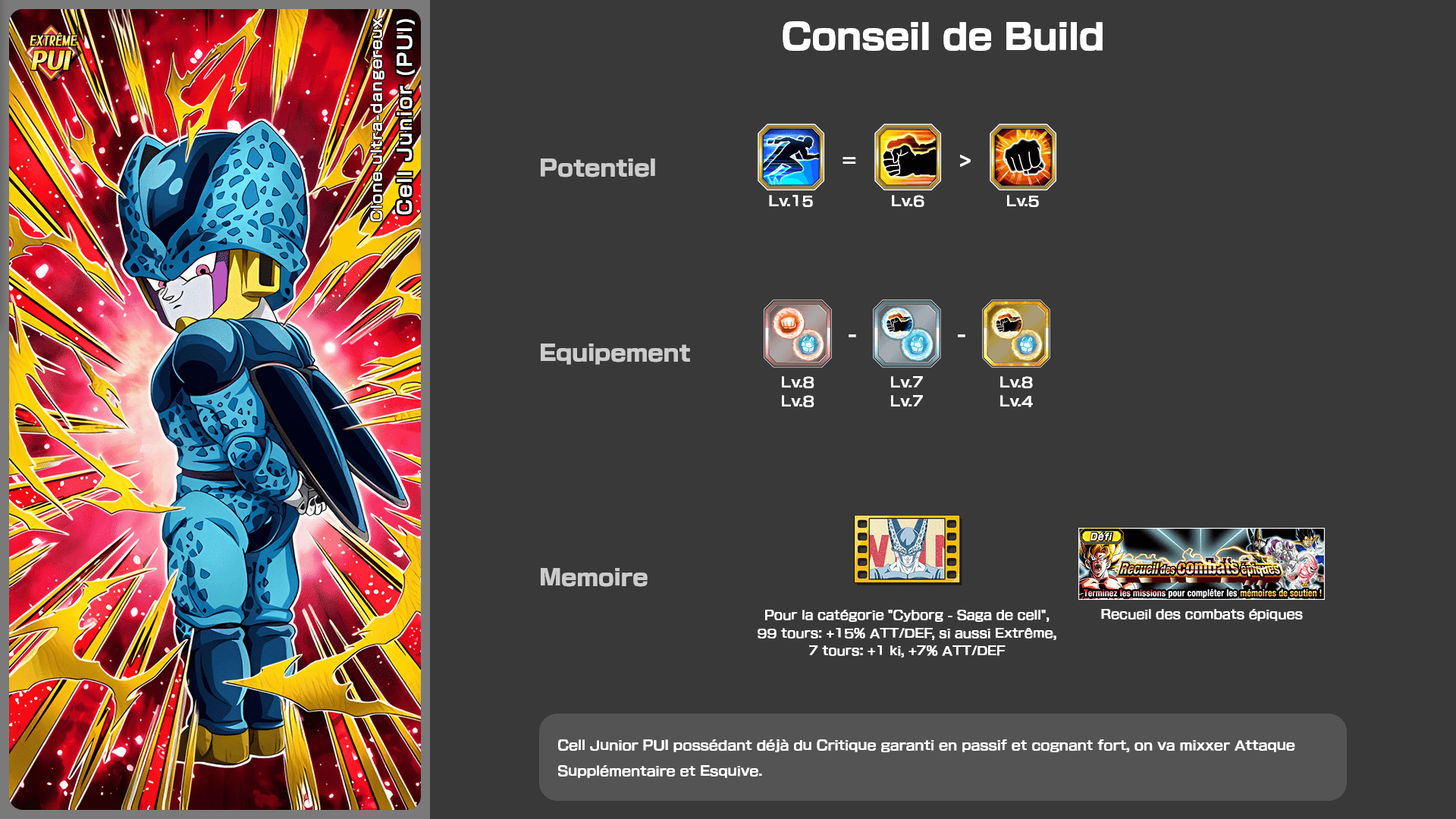 Fiche n°2Cell Junior (PUI) : Clone ultra-dangereux